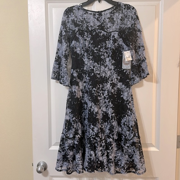 NWT‎ Eva Franco Nancy Lace Fiona Midi Tiered Dress, Women’s Size 6 - Picture 4 of 15